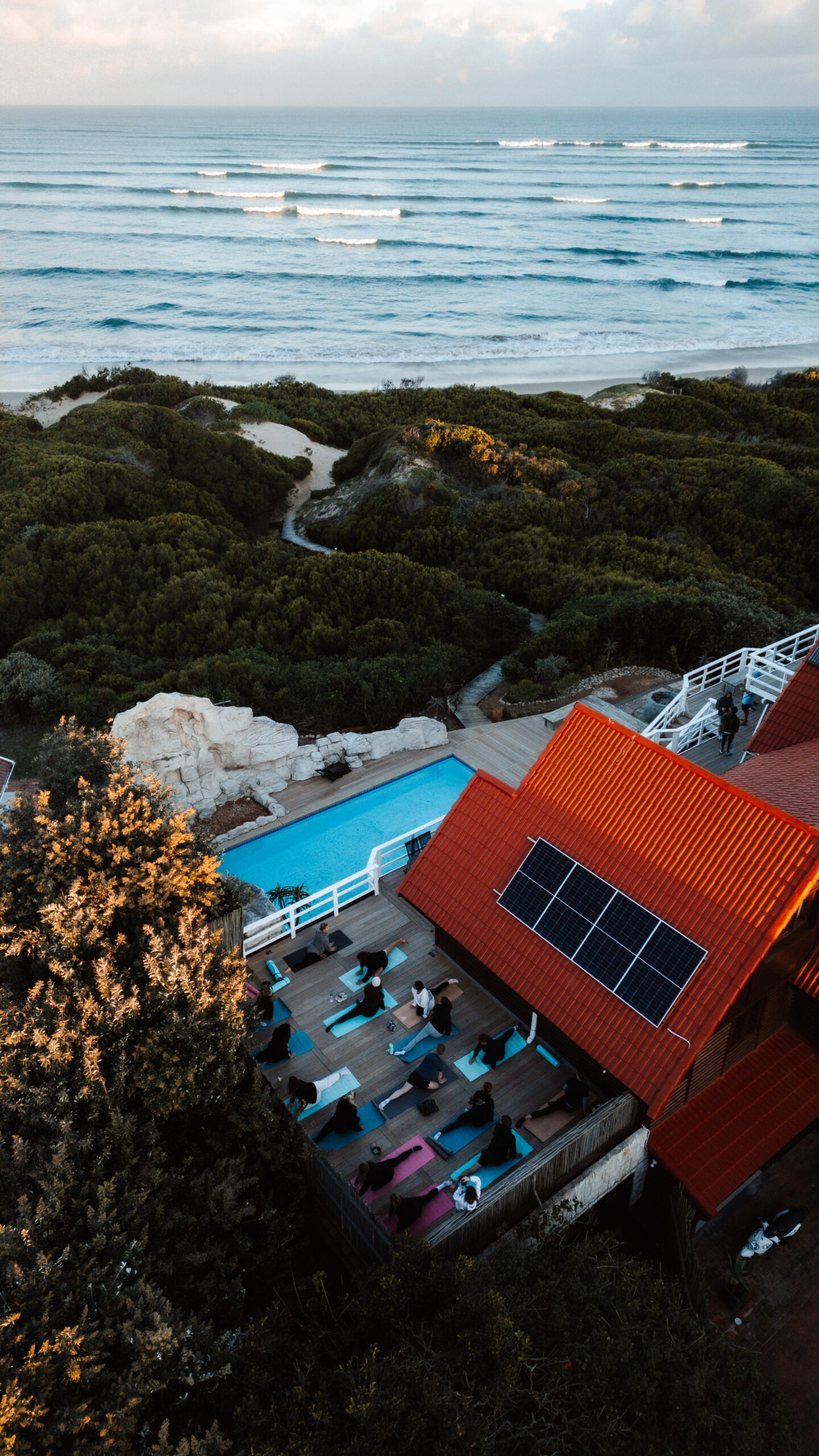 Aerial Beachfront View